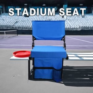 bleacher seats with backs and cushion