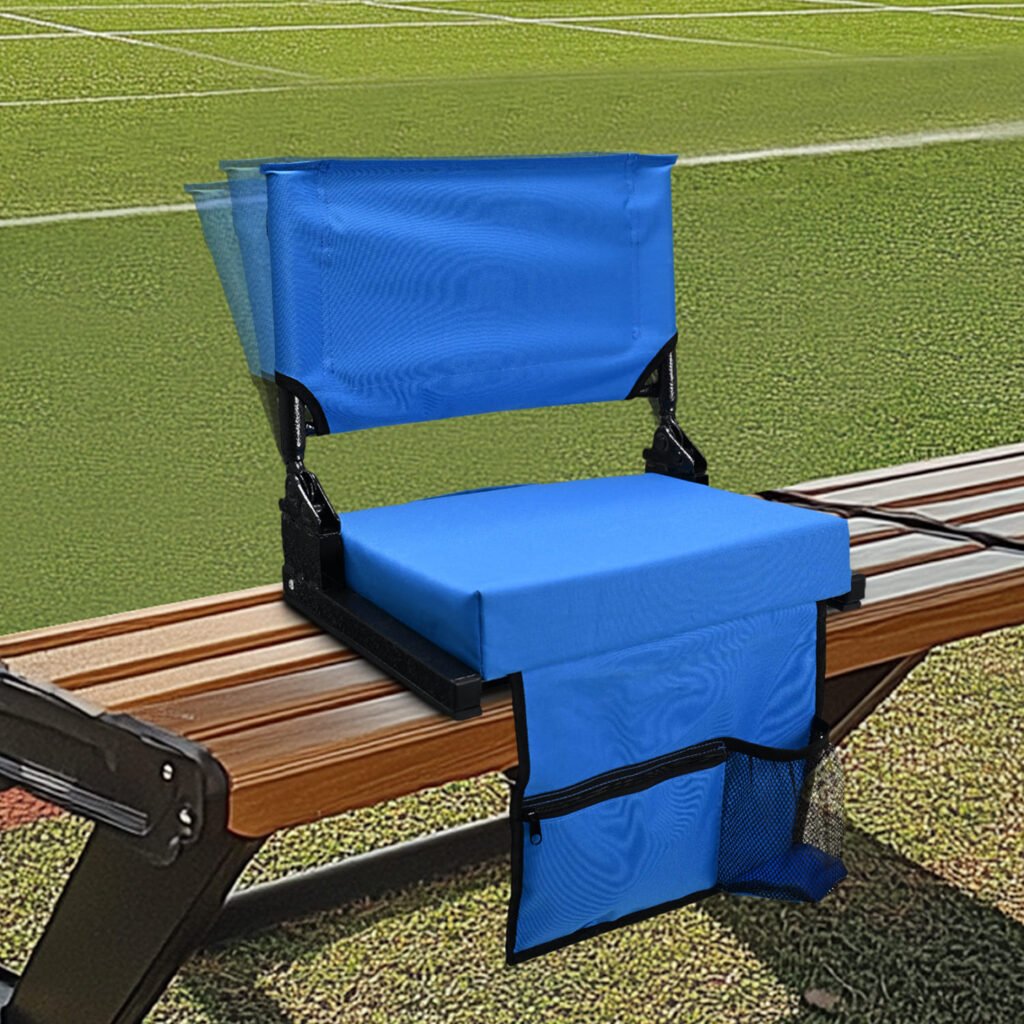 portable bleacher seats with backs